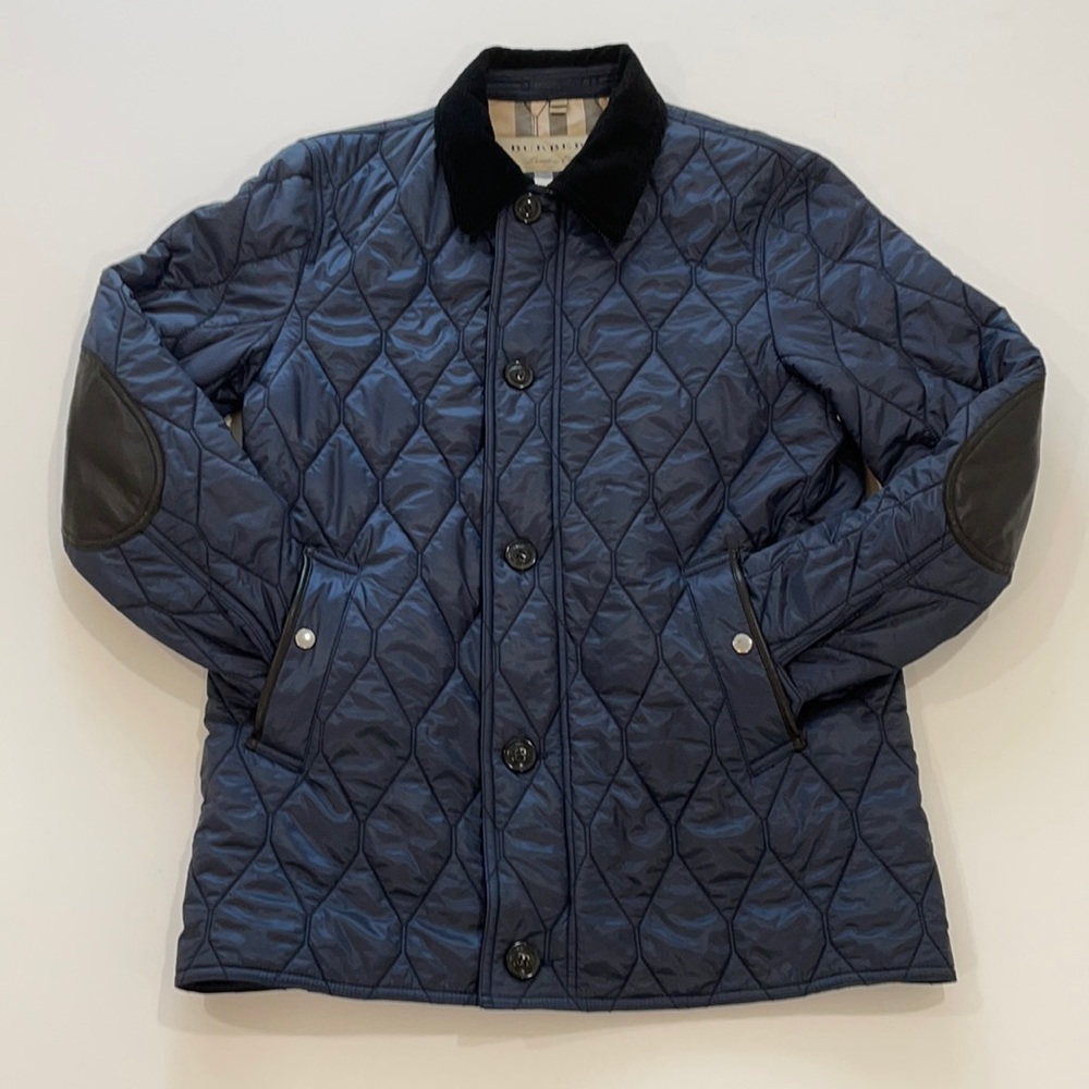 Burberry Mens quilted barn jacket SZ M/40 navy